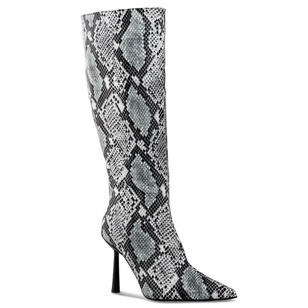  SNAKE PRINT BOOTS - 2