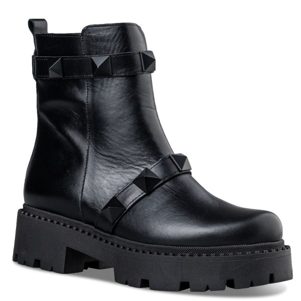 LEATHER BOOTIES φωτογραφία