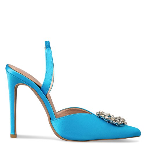  SATIN SLINGBACK PUMPS 2025