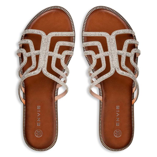 Γυναικεία παπούτσια Envie shoes - ΣΗΜΑΝΤΙΚΟ: Σε περίπτωση διαφοράς τιμής από το κατάστημα ισχύει παντα και μόνο η τιμή του καταστήματος FLAT SANDALS