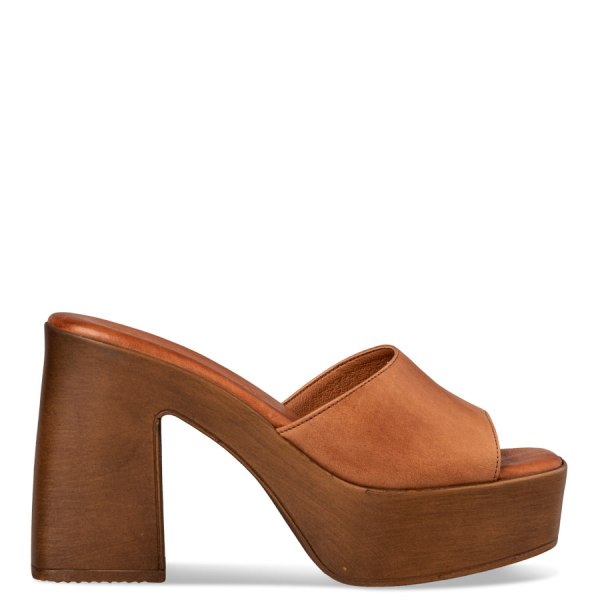 PLATFORM HEEL MULES