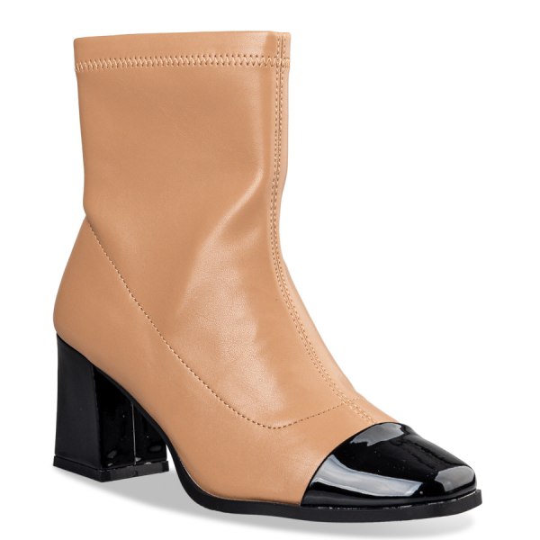 BLOCK HEEL BOOTIES φωτογραφία