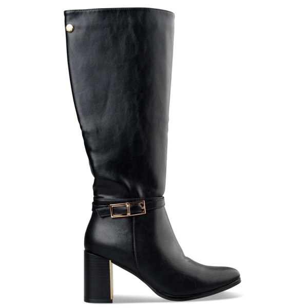 KNEE BUCKLE BOOTS