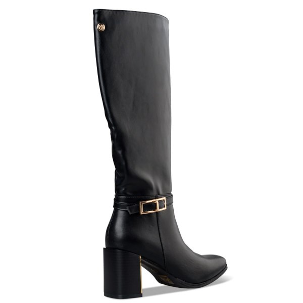 KNEE BUCKLE BOOTS φωτογραφία