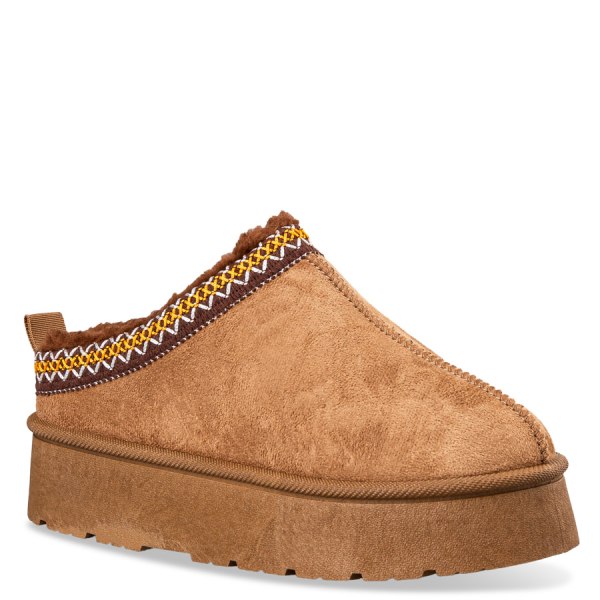 FAUX SHEARLING BOOTIES φωτογραφία