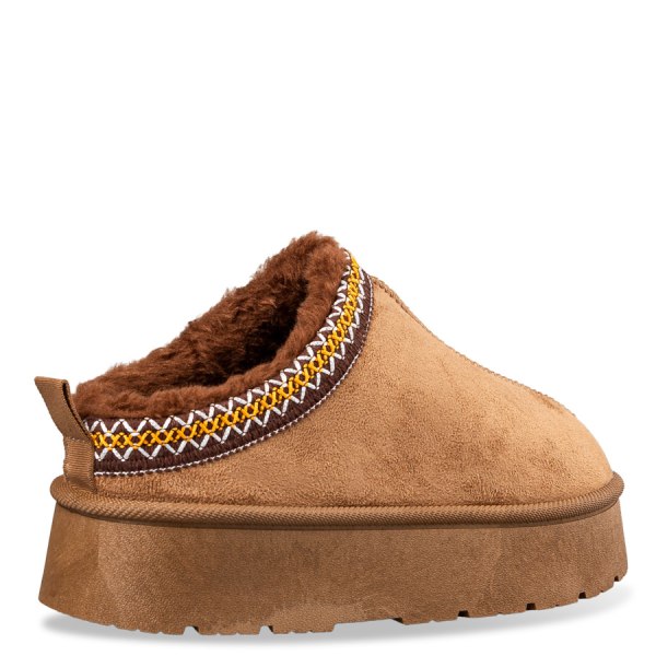 FAUX SHEARLING BOOTIES φωτογραφία