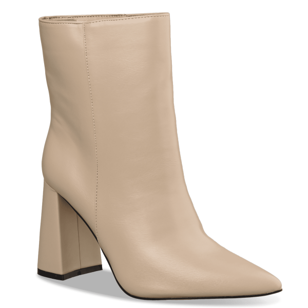 POINTY BLOCK HEEL BOOTIES