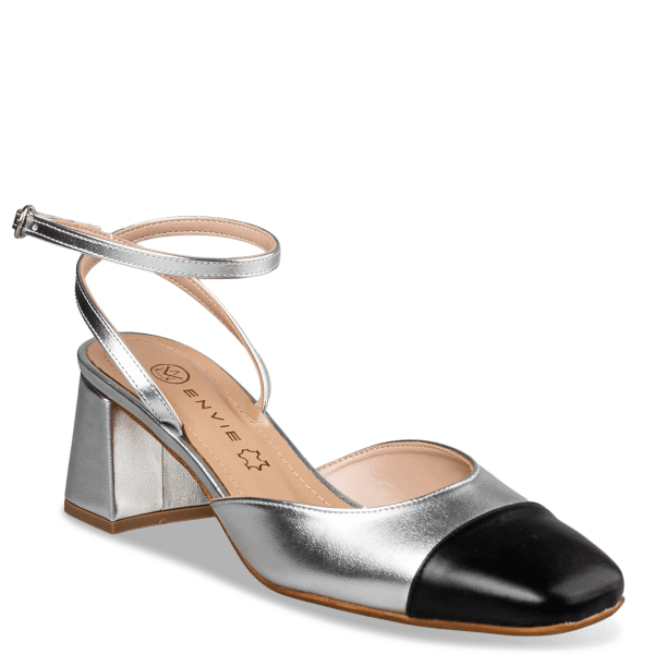 SLINGBACK MID HEEL PUMPS
