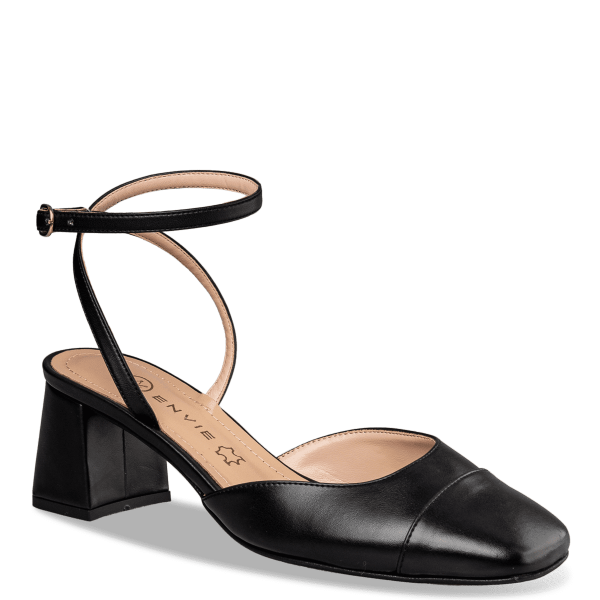 SLINGBACK MID HEEL PUMPS