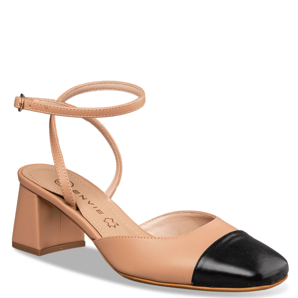 SLINGBACK MID HEEL PUMPS