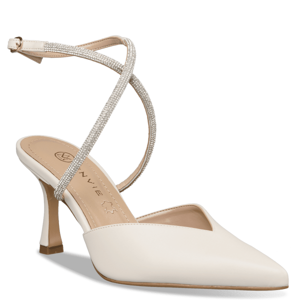 EMBELISHED POINTY PUMPS