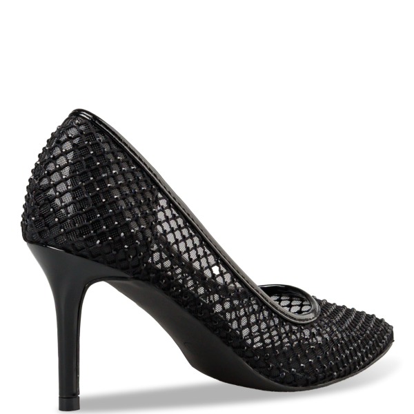 EMBELLISHED FISHNET PUMPS φωτογραφία