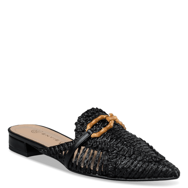 RAFFIA SLIP ON LOAFERS