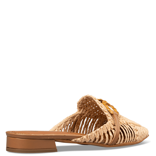 RAFFIA SLIP ON LOAFERS φωτογραφία