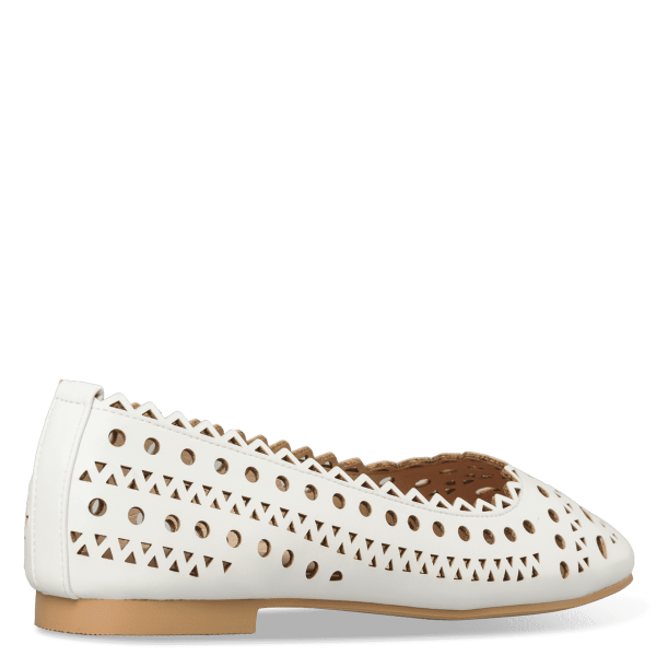 CUT-OUT DETAILED BALLET FLATS φωτογραφία