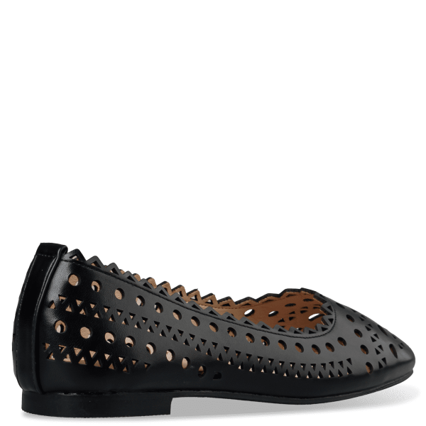 CUT-OUT DETAILED BALLET FLATS φωτογραφία