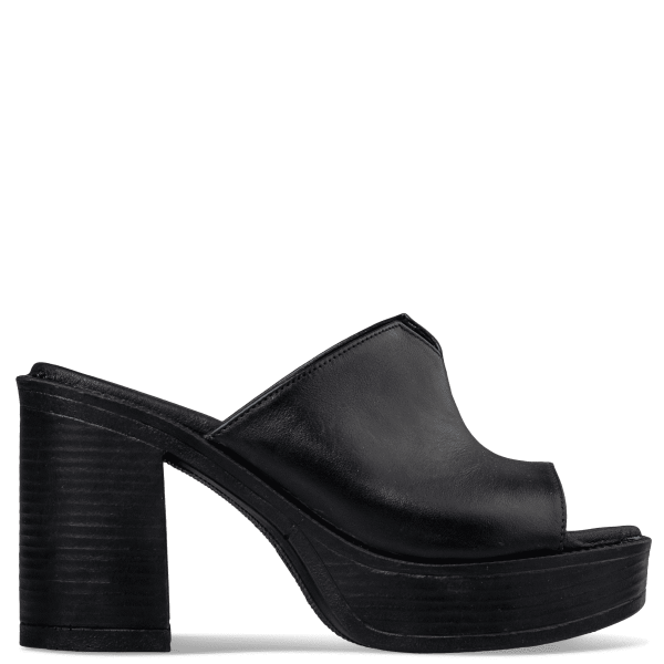 BLOCK HEEL MULES