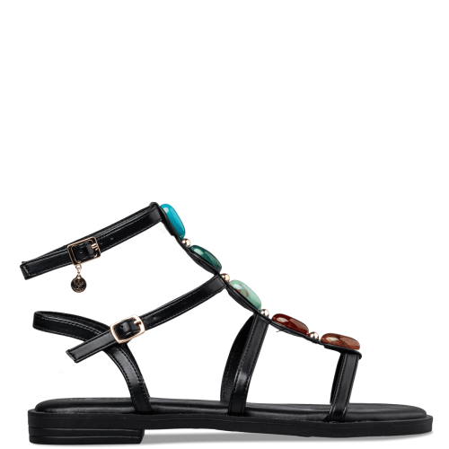 Envie Shoes - ΣΗΜΑΝΤΙΚΟ: Σε περίπτωση διαφοράς τιμής από το κατάστημα ισχύει παντα και μόνο η τιμή του καταστήματος EMBELLISHED FLAT SANDALS