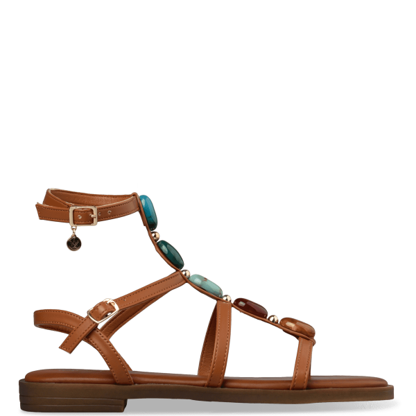 EMBELLISHED FLAT SANDALS
