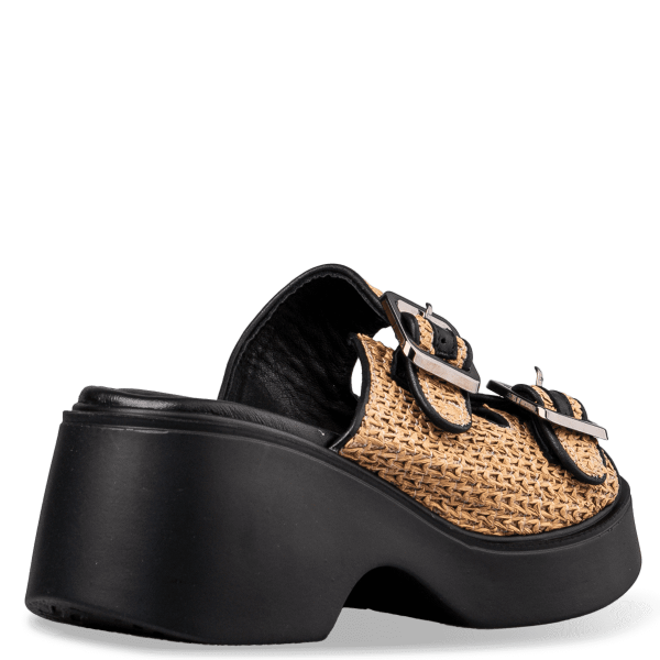 PLATFORM HEEL MULES φωτογραφία