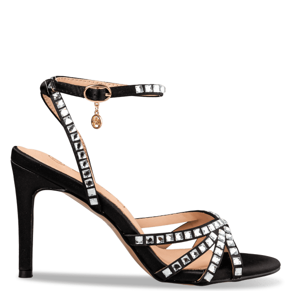 Γυναικεία πέδιλα Envie shoes - ΣΗΜΑΝΤΙΚΟ: Σε περίπτωση διαφοράς τιμής από το κατάστημα ισχύει παντα και μόνο η τιμή του καταστήματος RHINESTONE STILETTO SANDALS