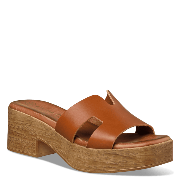 HEELED CLOG SANDALS