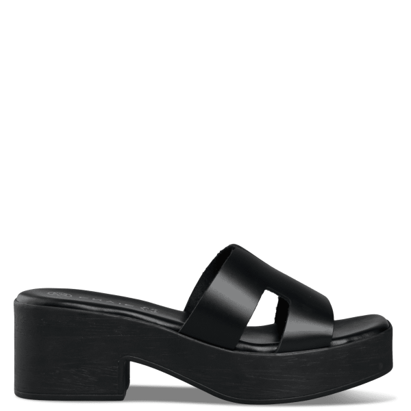 HEELED CLOG SANDALS