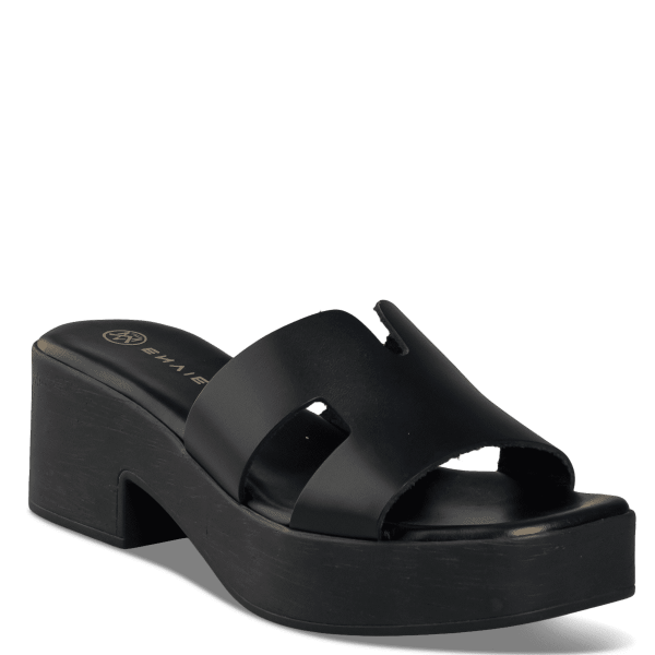 HEELED CLOG SANDALS