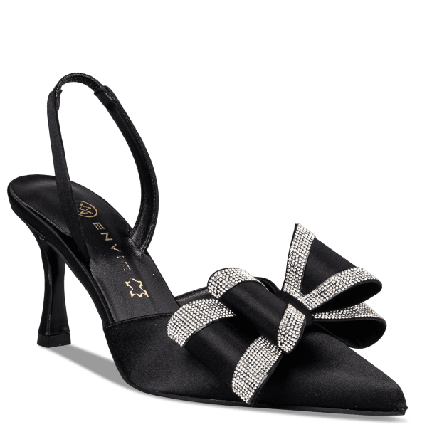 BOW-SLINGBACK PUMPS