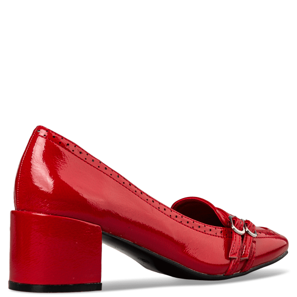 MID HEELED LOAFERS