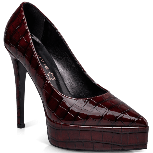 PLATFORM HEEL PUMPS φωτογραφία