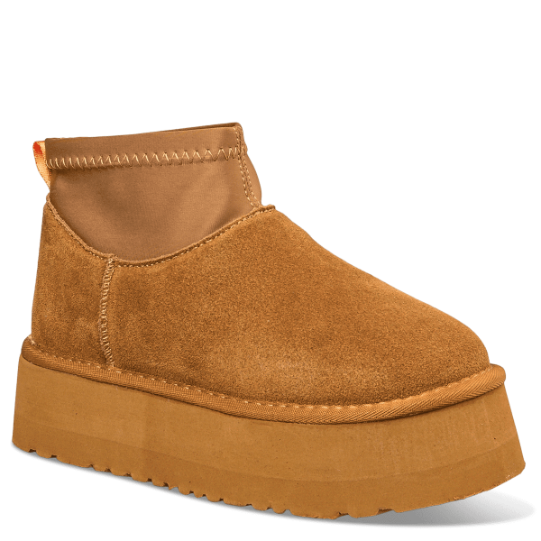 FAUX SHEARLING BOOTIES