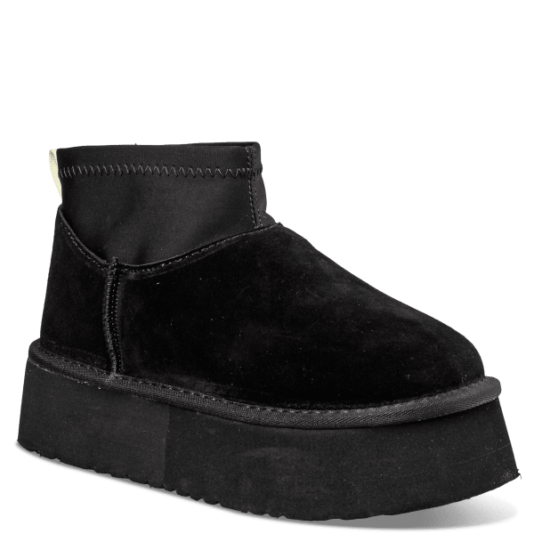 FAUX SHEARLING BOOTIES