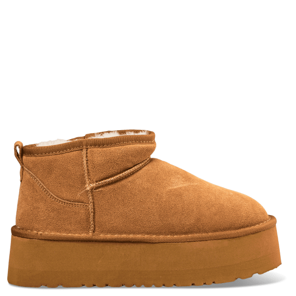 FAUX SHEARLING BOOTIES