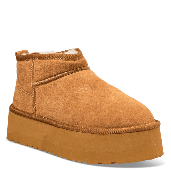 FAUX SHEARLING BOOTIES