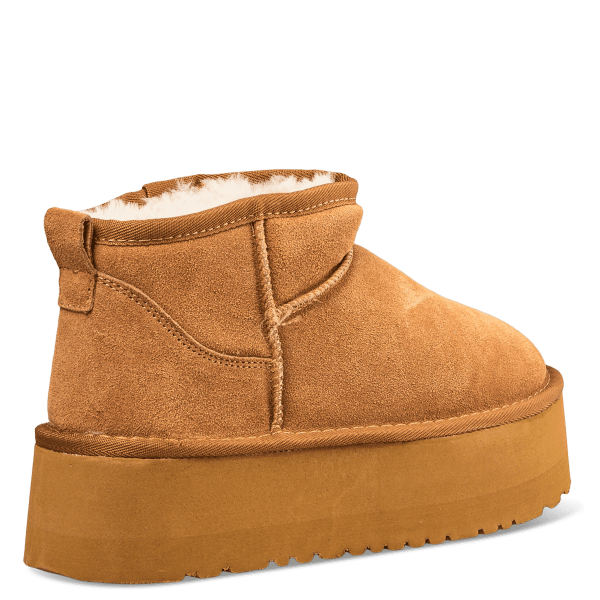FAUX SHEARLING BOOTIES φωτογραφία