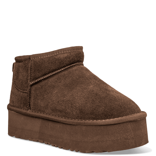 FAUX SHEARLING BOOTIES φωτογραφία