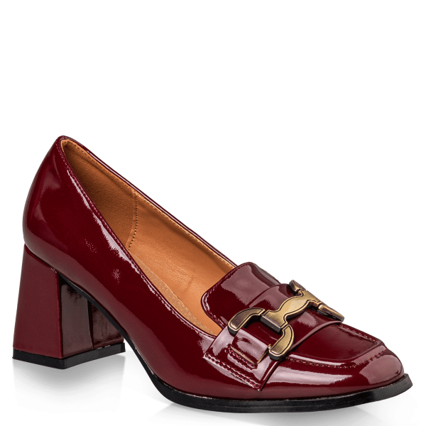 MID HEELED LOAFERS