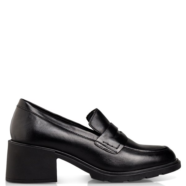 MID-HEELED LOAFERS