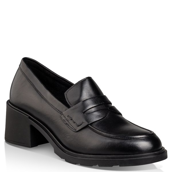 MID-HEELED LOAFERS