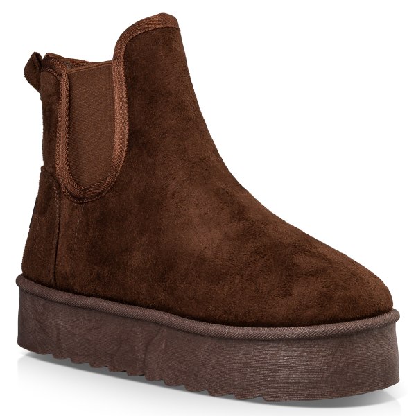 FAUX SHEARLING BOOTIES