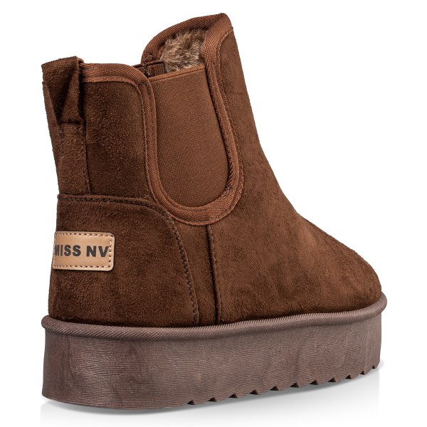 FAUX SHEARLING BOOTIES φωτογραφία