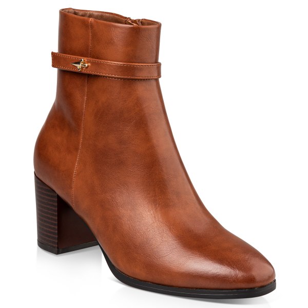 BLOCK HEEL BOOTIES φωτογραφία