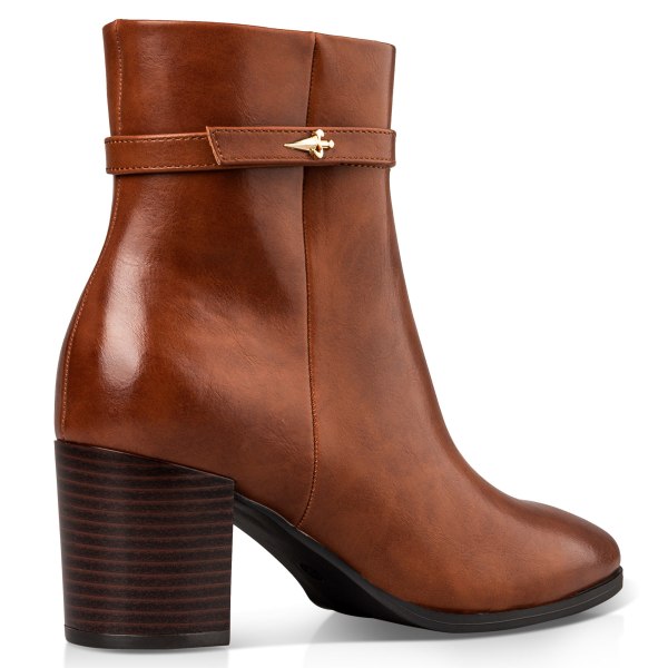BLOCK HEEL BOOTIES φωτογραφία