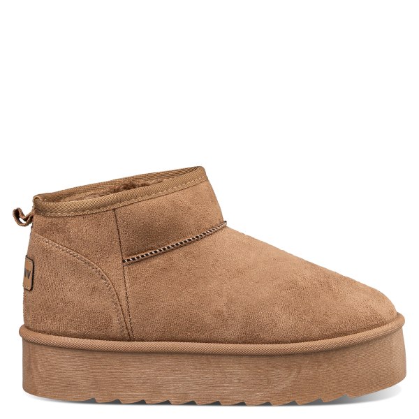 FAUX SHEARLING BOOTIES
