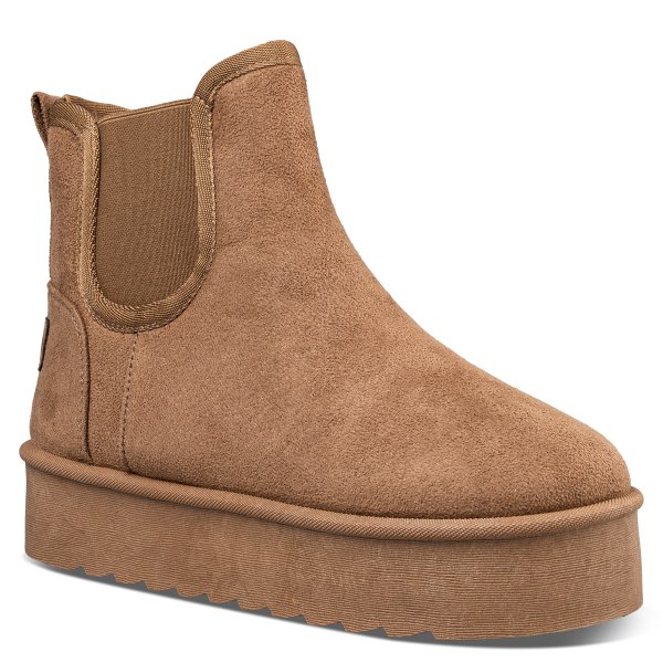 FAUX SHEARLING BOOTIES