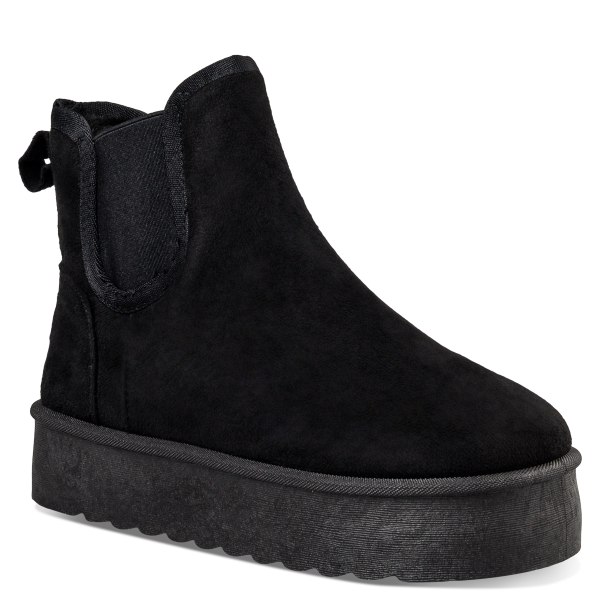 FAUX SHEARLING BOOTIES φωτογραφία