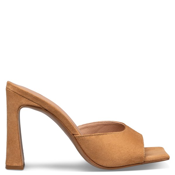 SLIM BLOCK HEEL MULES