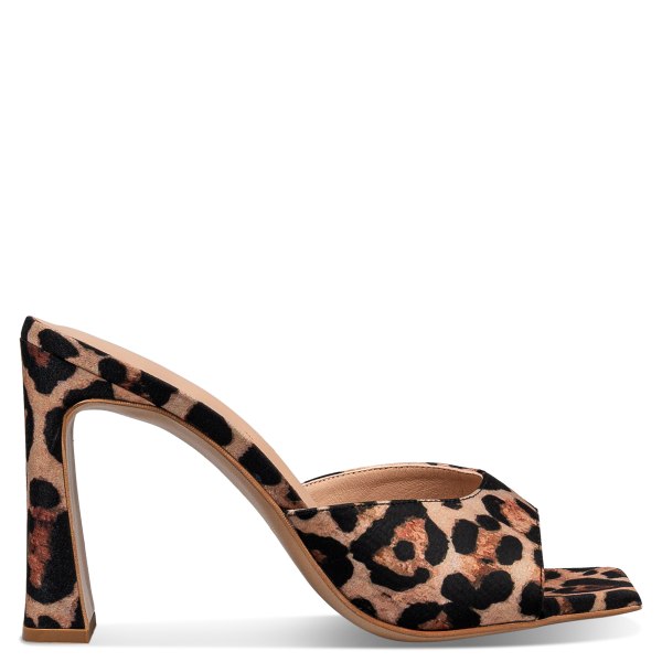 SLIM BLOCK HEEL MULES