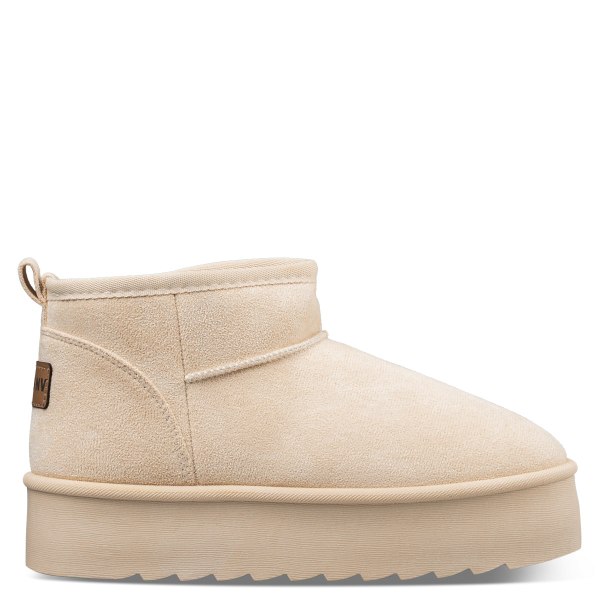 FAUX SHEARLING BOOTIES